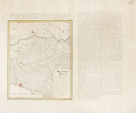  Eredi Johann Baptist Homann : Kriegs Karte von den Marchen ubd Operationen in Italien, welche unter Comando des Herrn Generalfeldzeugmeisters Grafen...  - Auction Ancient, Modern and Contemporary Art [I Part] - Libreria Antiquaria Gonnelli - Casa d'Aste - Gonnelli Casa d'Aste