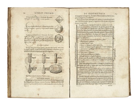  Peverone Giovanni Francesco : Arithmetica e geometria. Geometria, Scienze tecniche  [..]