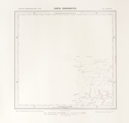  Istituto Geografico Militare : Lotto di quattro carte idrografiche del Regno d'Italia, arco alpino.  - Asta Arte Antica, Moderna e Contemporanea [Parte I] - Libreria Antiquaria Gonnelli - Casa d'Aste - Gonnelli Casa d'Aste