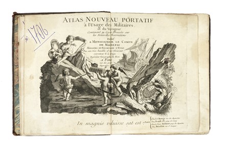  Le Rouge Georges Louis : Atlas Nouveau Portatif a l'Usage des Militaires, et du Voyageur Contenant 91 Cartes Dressees sur les Nouvelles Observations...  - Asta Libri, autografi e manoscritti - Libreria Antiquaria Gonnelli - Casa d'Aste - Gonnelli Casa d'Aste