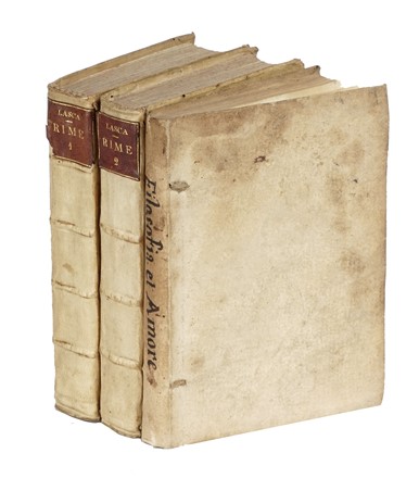  Grazzini (detto il Lasca) Anton Francesco : Rime. Parte prima (-seconda).  Giovanni Battista Comazzi  - Asta Libri, autografi e manoscritti - Libreria Antiquaria Gonnelli - Casa d'Aste - Gonnelli Casa d'Aste