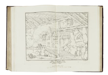  Basoli Antonio : Raccolta di prospettive serie, rustiche e di paesaggio [...] disegnate da Francesco Cocchi budriese [...] incise da diversi scolari del professore Francesco Rosaspina, dall'Autore, dal disegnatore.  Francesco Rosaspina  (Montescudo [Rimini], 1762 - Bologna, 1841), Francesco Cocchi, Gaetano Sandri  - Asta Libri, autografi e manoscritti - Libreria Antiquaria Gonnelli - Casa d'Aste - Gonnelli Casa d'Aste