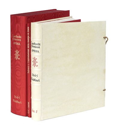 Lactantius Lucius Caecilius Firmianus De Divinis Institutionibus