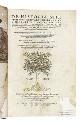  Fuchs Leonhart : De historia stirpium commentarii insignes... Facsimili, Botanica,  [..]
