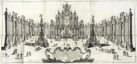 Descrizione delle feste celebrate dalla fedelissima città di Napoli per lo glorioso ritorno dalla impresa di Sicilia della sacra maestà di Carlo di Borbone.  Rocco Pozzi, Antonio Foschini  - Asta Libri, autografi e manoscritti - Libreria Antiquaria Gonnelli - Casa d'Aste - Gonnelli Casa d'Aste