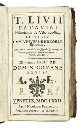 Lotto composto di 4 edizioni del XVII secolo.  Arbiter Petronius, Titus Livius, Andrea Caviari, Luigi Groto  - Asta Libri, autografi e manoscritti - Libreria Antiquaria Gonnelli - Casa d'Aste - Gonnelli Casa d'Aste