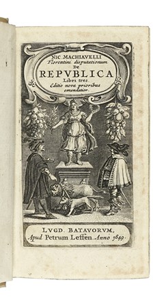  Machiavelli Niccolò : Disputationum de republica, quas discursus nuncupauit, libri  [..]