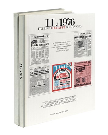  Brera Gianni : Il 1976. Il libro Bolaffi dell'anno. Libro d'Artista, Collezionismo e Bibliografia  Salvatore Fiume  (Comiso, 1915 - Milano, 1997), Ugo Nespolo  (Mosso, 1941), Vladimir Velickovic  (Belgrado, 1935 - Spalato, 2019)  - Auction Books, autographs and manuscripts - Libreria Antiquaria Gonnelli - Casa d'Aste - Gonnelli Casa d'Aste