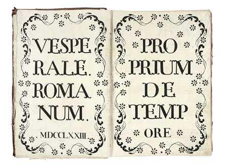 Vesperale romanum. Religione  - Auction Books, autographs and manuscripts - Libreria  [..]