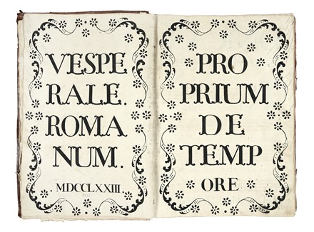 Vesperale romanum.  - Asta Libri, autografi e manoscritti - Libreria Antiquaria Gonnelli - Casa d'Aste - Gonnelli Casa d'Aste