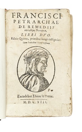 Petrarca Francesco : De' rimedi dell'una, et l'altra fortuna. Libri II. Tradotti per Remigio Fiorentino.  - Asta Libri, autografi e manoscritti - Libreria Antiquaria Gonnelli - Casa d'Aste - Gonnelli Casa d'Aste