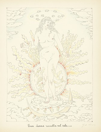  De Chirico Giorgio : L'Apocalisse. 20 litografie originali [...]. Introduzione di Massimo Bontempelli. Libro d'Artista, Collezionismo e Bibliografia  Massimo Bontempelli, Raffaele Carrieri  (Taranto, 1905 - Pietrasanta, 1984)  - Auction Books, autographs and manuscripts - Libreria Antiquaria Gonnelli - Casa d'Aste - Gonnelli Casa d'Aste
