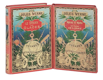  Verne Jules : Due volumi della serie Les voyages extraordinaires di Jules Verne.  - Asta Libri, autografi e manoscritti - Libreria Antiquaria Gonnelli - Casa d'Aste - Gonnelli Casa d'Aste