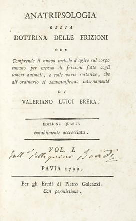  Marin Marcello : Osservazioni teoriche-pratiche-mediche sopra le morti apparenti... Vol I (-II).  - Asta Libri, autografi e manoscritti - Libreria Antiquaria Gonnelli - Casa d'Aste - Gonnelli Casa d'Aste