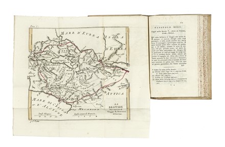  Barthélemy Jean Jacques : Viaggio di Anacarsi il Giovane nella Grecia verso la metà del quarto secolo avanti l'era volgare. Tradotto dal Francese. Tomo Primo (-Duodecimo).  - Asta Libri, autografi e manoscritti - Libreria Antiquaria Gonnelli - Casa d'Aste - Gonnelli Casa d'Aste