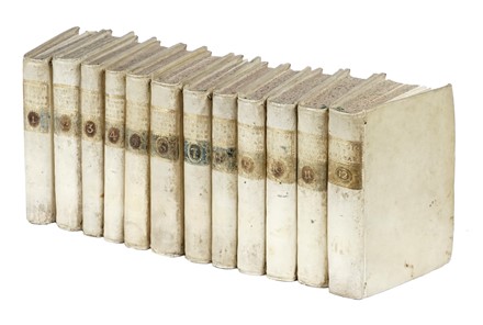  Barthélemy Jean Jacques : Viaggio di Anacarsi il Giovane nella Grecia verso la metà del quarto secolo avanti l'era volgare. Tradotto dal Francese. Tomo Primo (-Duodecimo).  - Asta Libri, autografi e manoscritti - Libreria Antiquaria Gonnelli - Casa d'Aste - Gonnelli Casa d'Aste