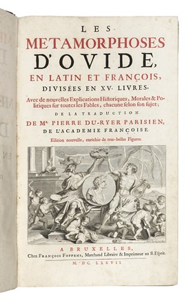  Ovidius Naso Publius : Les Métamorphoses [...] en latin et françois, divisées en  [..]