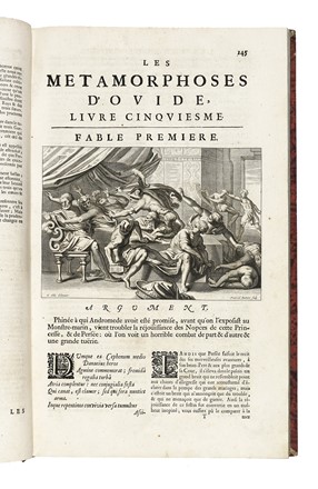  Ovidius Naso Publius : Les Métamorphoses [...] en latin et françois, divisées en  [..]