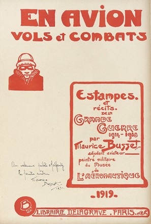  Busset Maurice : En avion. Vols et combats. Estampes et rcits de la Grande Guerre, 1914-1918. Figurato, Aeronautica, Collezionismo e Bibliografia, Scienze tecniche e matematiche  - Auction Books, autographs and manuscripts - Libreria Antiquaria Gonnelli - Casa d'Aste - Gonnelli Casa d'Aste