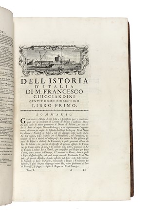  Guicciardini Francesco : Della istoria d'Italia [...] Tomo primo (-secondo).  Antonio Visentini  (Venezia, 1688 - 1782)  - Asta Libri, autografi e manoscritti - Libreria Antiquaria Gonnelli - Casa d'Aste - Gonnelli Casa d'Aste
