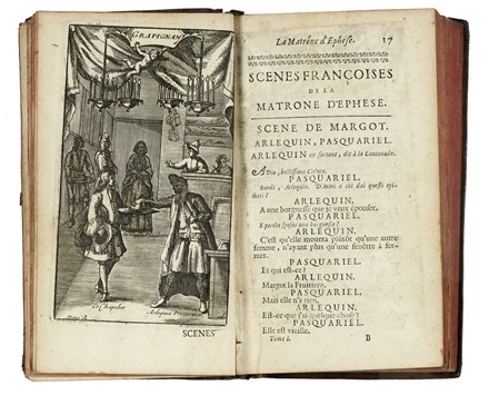  Gherardi Evaristo : Le Theatre italien [...] ou Le recueil genral de toutes les comdies & scenes francoises joues par les comdiens italiens du Roi... Tome I (-VI).  - Asta Libri, autografi e manoscritti - Libreria Antiquaria Gonnelli - Casa d'Aste - Gonnelli Casa d'Aste