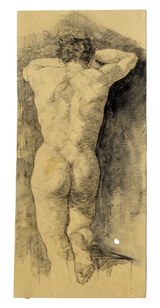 Lotto di tre nudi maschili.  - Auction Ancient, Modern and Contemporary Art [II Part ] - Libreria Antiquaria Gonnelli - Casa d'Aste - Gonnelli Casa d'Aste