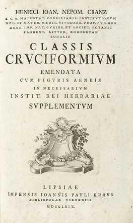  Crantz Heinrich-Johann Nepomuk (von) : Classis umbelliferarum emendata cum generali  [..]