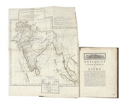  D'Anville Jean Baptiste : Antiquité géographique de l'Inde, et de plusieurs autres  [..]