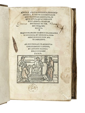  Vergilius Maro Publius : Opera. Bucolica, Georgica. Aeneis cum Servij commentariis  [..]