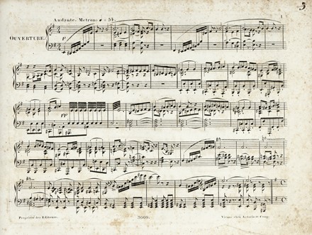 Raccolta di spartiti per pianoforte solo e pianoforte a 4 mani stampati da Giovanni Ricordi.  - Asta Libri, autografi e manoscritti - Libreria Antiquaria Gonnelli - Casa d'Aste - Gonnelli Casa d'Aste