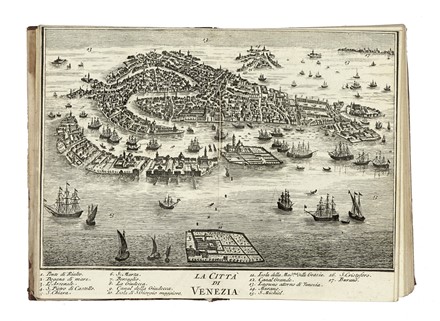 Albrizzi Giovanni Battista : Forestiero illuminato intorno le cose più rare, e curiose, antiche e moderne della città di Venezia e dell'isole circonvicine... Storia locale, Geografia e viaggi  Giuseppe Filosi, Francesco Zucchi  - Auction Books, autographs and manuscripts - Libreria Antiquaria Gonnelli - Casa d'Aste - Gonnelli Casa d'Aste