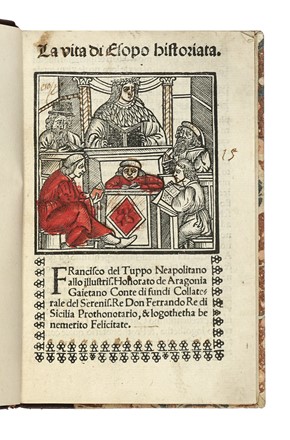 Del Tuppo Francesco : La vita di Esopo historiata. Biografia, Classici, Storia,  [..]