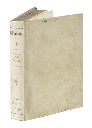  Dominici Giovanni : Trattato della Sanctissima Charita.  - Asta Libri, autografi e manoscritti - Libreria Antiquaria Gonnelli - Casa d'Aste - Gonnelli Casa d'Aste
