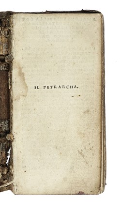  Petrarca Francesco : Canzoniere et triomphi. Letteratura italiana, Letteratura  [..]