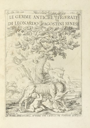  Agostini Leonardo : Le gemme antiche figurate. Figurato, Archeologia, Legatura,  [..]