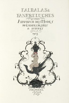  Barbier George : Falbalas & Fanfreluches pour 1923 (-1924).  - Asta Libri, autografi  [..]