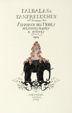  Barbier George : Falbalas & Fanfreluches pour 1923 (-1924).  - Asta Libri, autografi e manoscritti - Libreria Antiquaria Gonnelli - Casa d'Aste - Gonnelli Casa d'Aste