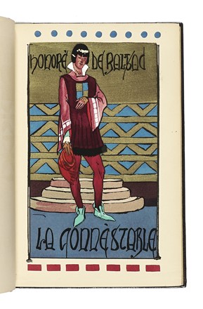  Balzac Honoré (de) : La connestable conte drolatique dudit sieur [...] calligraphie  [..]