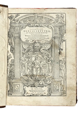  Serlio Sebastiano : Libro primo (-quinto) d'Architettura... Architettura, Figurato,  [..]