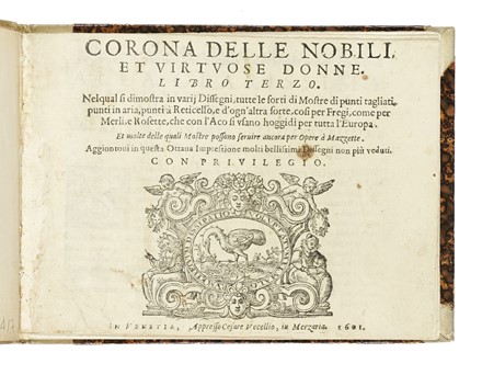  Vecellio Cesare : Corona delle nobili et virtuose donne, libro terzo. Nel qual  [..]