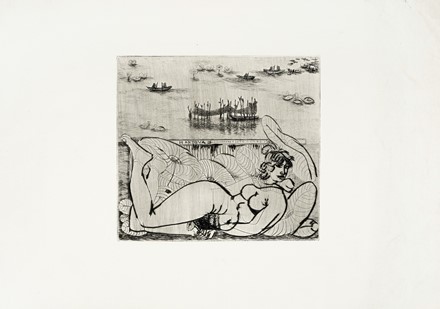  Tono Zancanaro  (Padova, 1906 - 1985) : Lotto composto di 4 incisioni.  - Auction Modern and Contemporary Art [II Part ] - Libreria Antiquaria Gonnelli - Casa d'Aste - Gonnelli Casa d'Aste