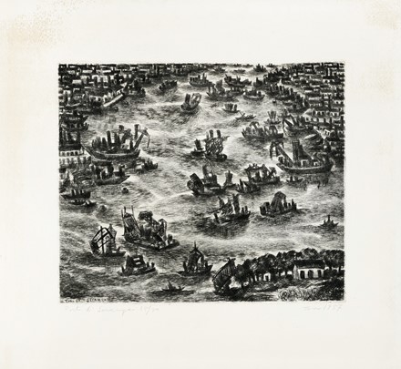  Tono Zancanaro  (Padova, 1906 - 1985) : Lotto composto di 4 incisioni.  - Auction Modern and Contemporary Art [II Part ] - Libreria Antiquaria Gonnelli - Casa d'Aste - Gonnelli Casa d'Aste
