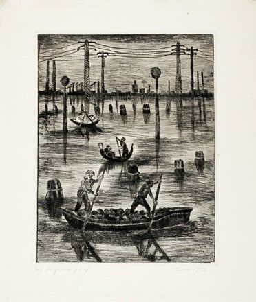  Tono Zancanaro  (Padova, 1906 - 1985) : Lotto composto di 4 incisioni.  - Auction Modern and Contemporary Art [II Part ] - Libreria Antiquaria Gonnelli - Casa d'Aste - Gonnelli Casa d'Aste