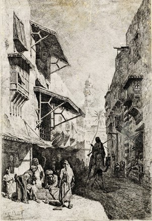  Cesare Biseo  (Roma, 1843 - 1909) : Lotto composto di 2 incisioni.  - Auction Modern and Contemporary Art [II Part ] - Libreria Antiquaria Gonnelli - Casa d'Aste - Gonnelli Casa d'Aste
