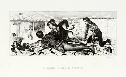  Federico Faruffini  (Sesto San Giovanni, 1831 - Perugia, 1869) : Lotto composto di 3 incisioni.  Eleuterio Pagliano  (Casale Monferrato, 1826 - Milano, 1903)  - Asta Arte Moderna e Contemporanea [Parte II] - Libreria Antiquaria Gonnelli - Casa d'Aste - Gonnelli Casa d'Aste