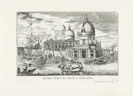  Luca Carlevarijs  (Udine, 1663 - Venezia, 1730) : Le fabbriche, e vedute / di Venetia  [..]