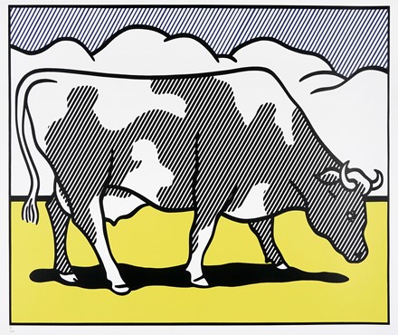  Roy Lichtenstein  (New York, 1923 - 1997) : Cow Going Abstract (Triptych).  - Asta Arte Moderna e Contemporanea [Parte II] - Libreria Antiquaria Gonnelli - Casa d'Aste - Gonnelli Casa d'Aste