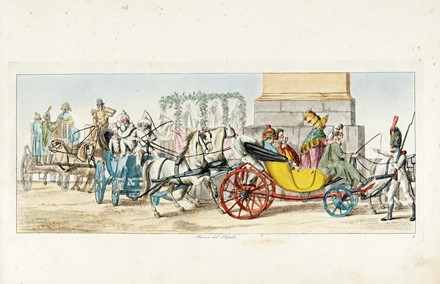 Karel Gustav Hjalmar de Mrner  (Stockholm, 1794 - Paris, 1837) : Il carnevale di Roma.  - Asta Arte Antica [Parte I] - Libreria Antiquaria Gonnelli - Casa d'Aste - Gonnelli Casa d'Aste