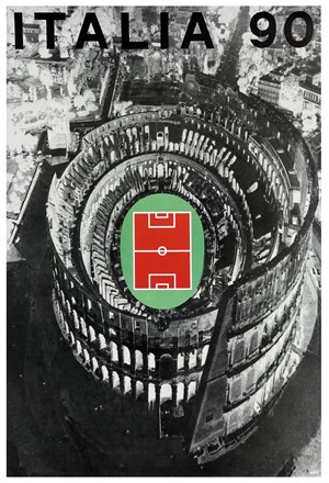  Alberto Burri  (Citt di Castello, 1915 - Nizza, 1995) : Italia 90.  - Asta Arte Moderna e Contemporanea [Parte II] - Libreria Antiquaria Gonnelli - Casa d'Aste - Gonnelli Casa d'Aste