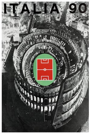  Alberto Burri  (Città di Castello, 1915 - Nizza, 1995) : Italia 90.  - Auction Modern and Contemporary Art [II Part ] - Libreria Antiquaria Gonnelli - Casa d'Aste - Gonnelli Casa d'Aste